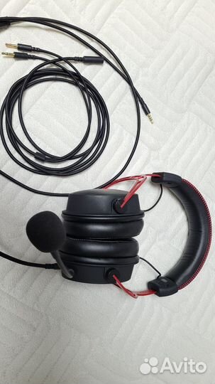Наушники hyperx cloud alpha + двое сменных амбашур