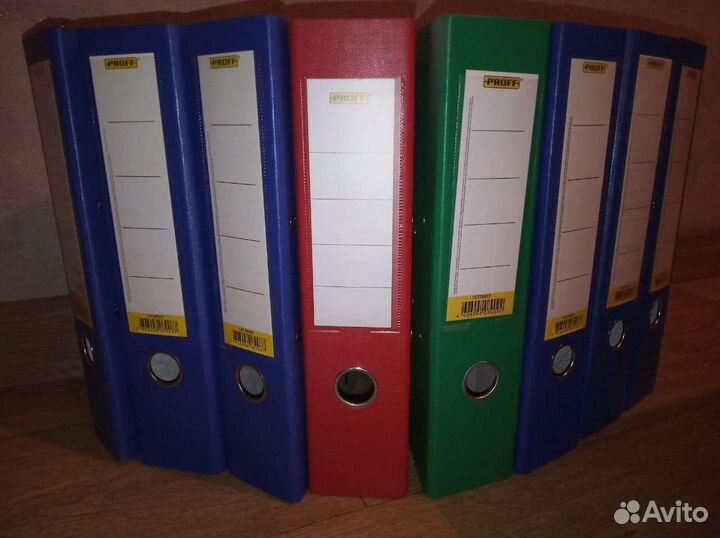 Папка-скоросшиватель новые, на кольцах