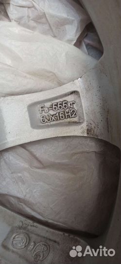 Литые диски r15 4 *114.3 с зимней резиной