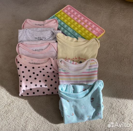 Боди для девочки 0-3 месяца