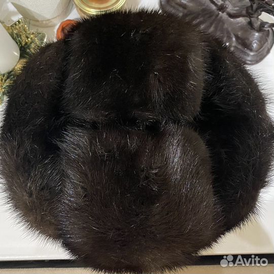 Мужская норковая шапка