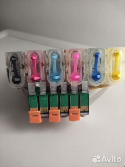 Снпч с чипами сброса на принтер Epson P50