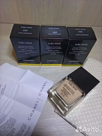 Тональный крем-флюид Chanel Sublimine