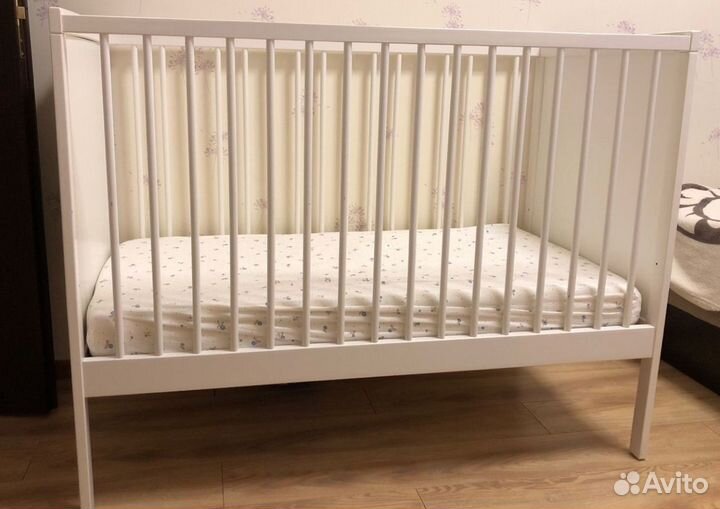 Детская кроватка IKEA сундвик