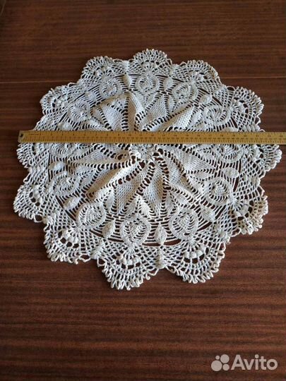 Салфетки кружевные вязаные крючком