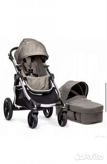 Коляска для двойни baby jogger city select 2в1