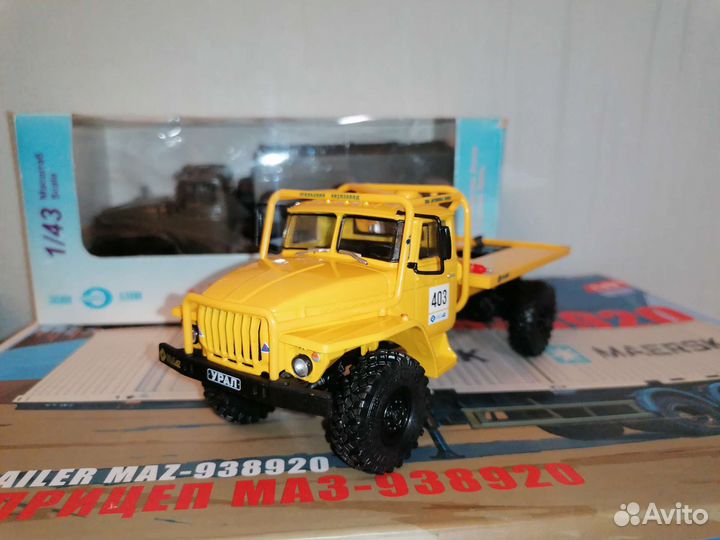 Модели грузовиков газ-53, Урал-43206 1:43