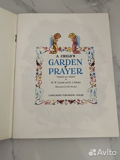 Книга A child's garden of prayer 1948 год, раритет