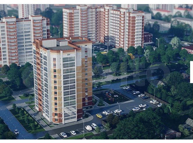 2-к. квартира, 59,3 м², 4/12 эт.