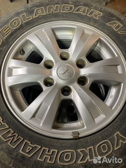 Литые диски r16 на mitsubishi l200 педжеро