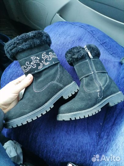 Сапоги зимние на девочку