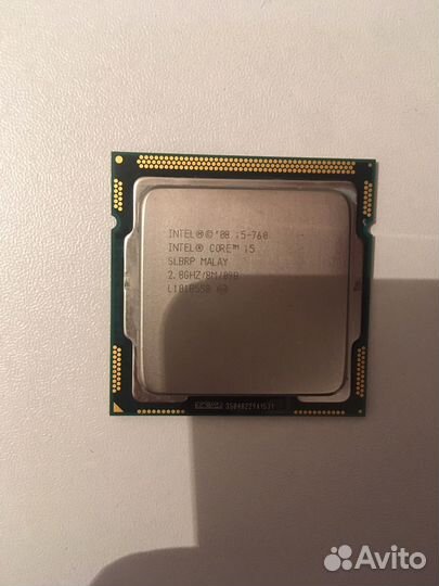 Intel core i5 760