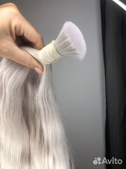 Волосы для наращивания 50 см блонд