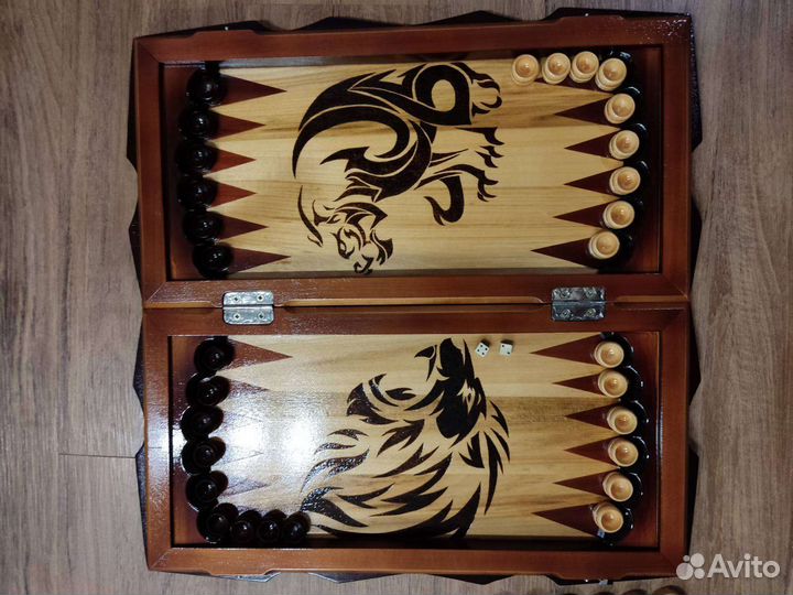 Шахматы, нарды, шашки ручной работы