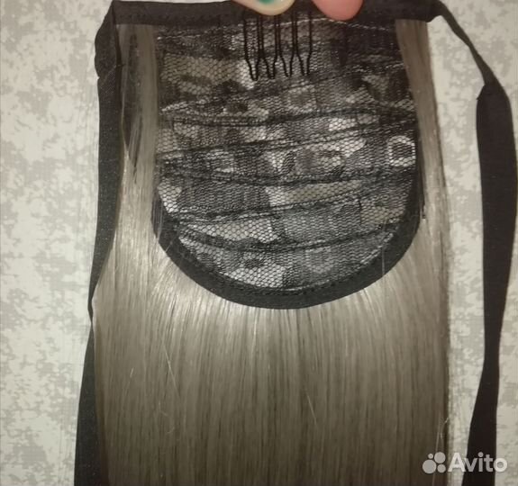 Шиньон Хвост на ленте