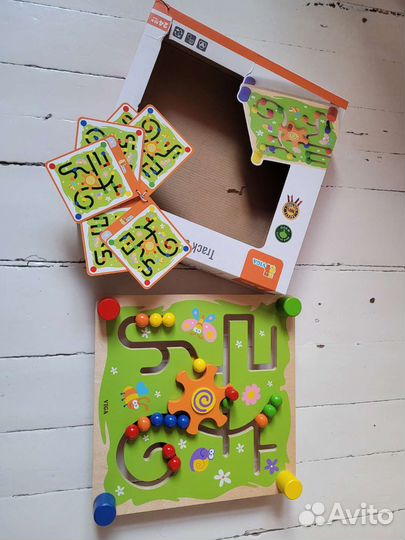 Развиваюшая игрушка Viga: Лабиринт-трэк с шариками