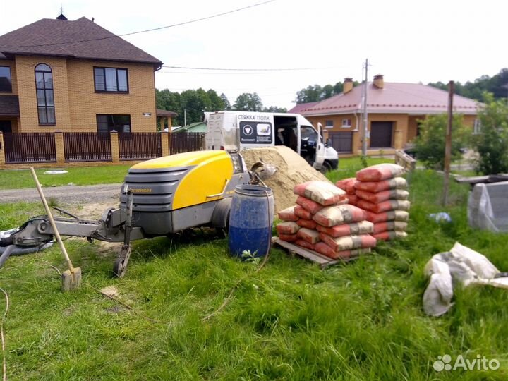 Полусухая стяжка пола