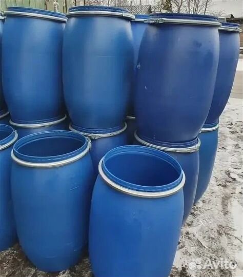 Бочки пластиковые бу 227л