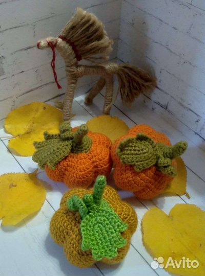 Тыква декоративная крючком