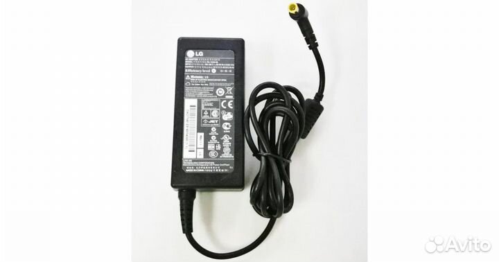 Блок питания для монитора и телевизора LG 19V 1.3A