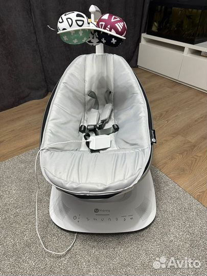 Кресло-качалка 4moms mamaRoo New серебро