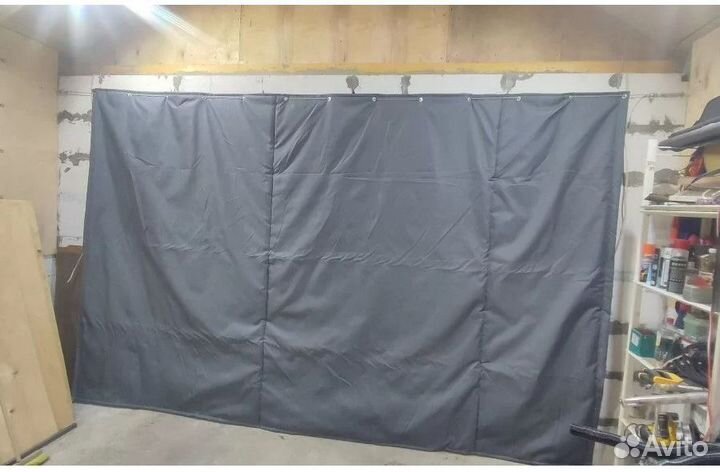 Штора, шторы в гараж в ангар в дом утепленная