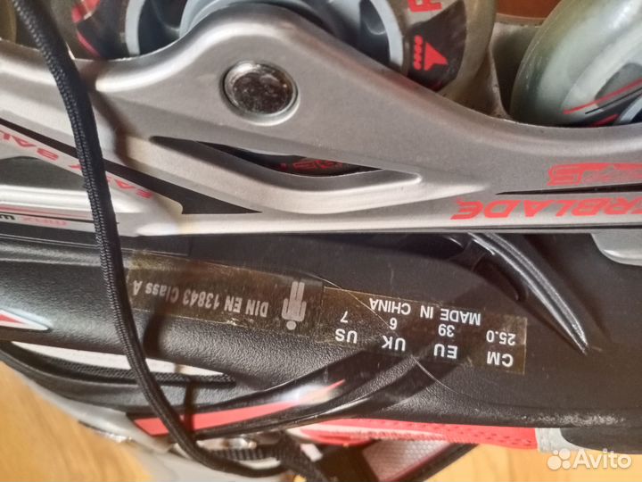 Продам ролики Rollerblade 39 размер мужские
