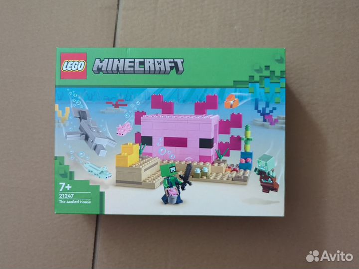 Конструктор Lego Minecraft 21247 Дом Аксолотля