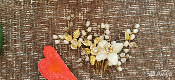 Заколка для волос ручная работа