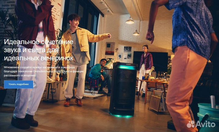 Музыкальная система Sony SRS-XV900 100 Вт