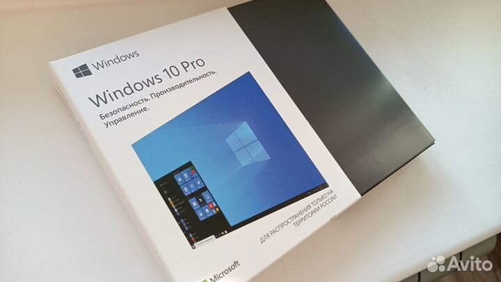 Коробка от Windows 10 PRO USB BOX 32/64 RUS