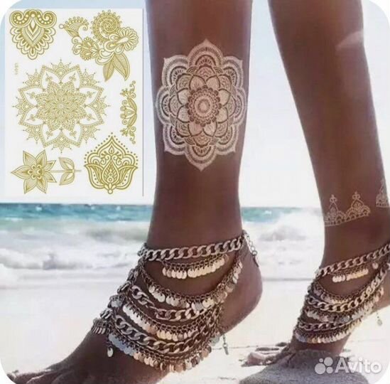 Переводные татуировки временные