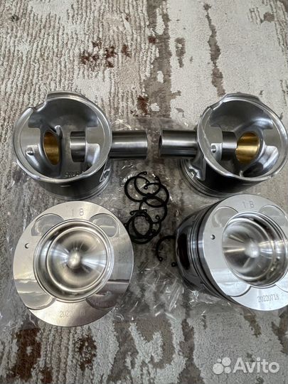 Комплект кольца +Поршень+палец+стопор