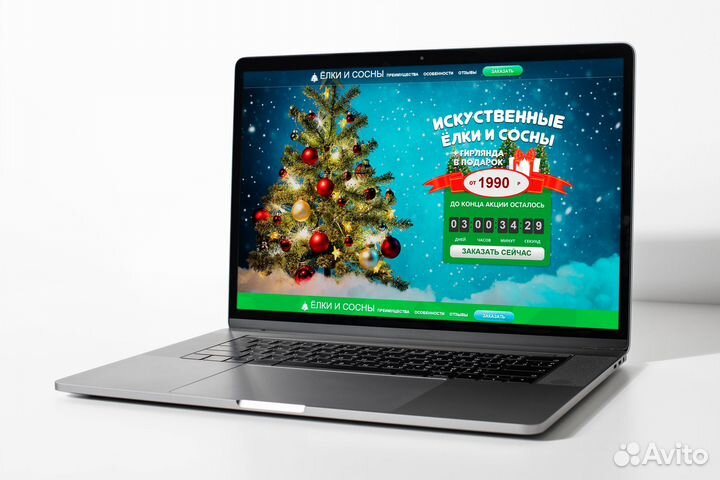 Готовый сайт по продаже елок / Настройка рекламы