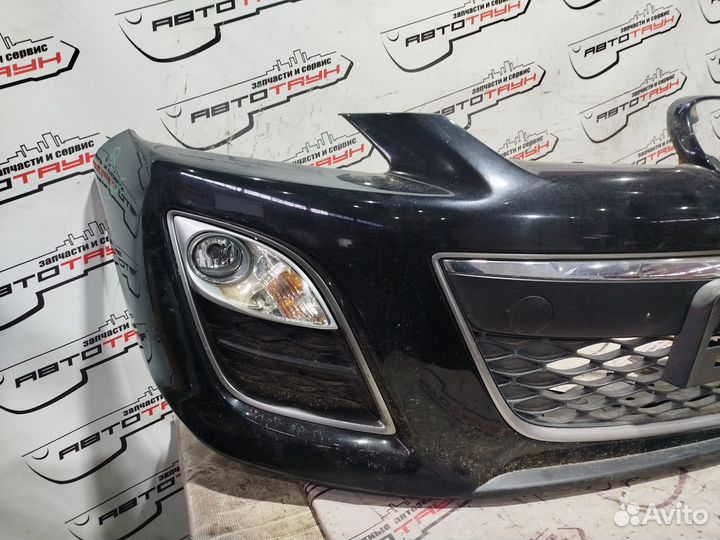 Бампер mazda CX-7 ER3P EH4450031FBB 2 модель передний черный, A3F S3645Z