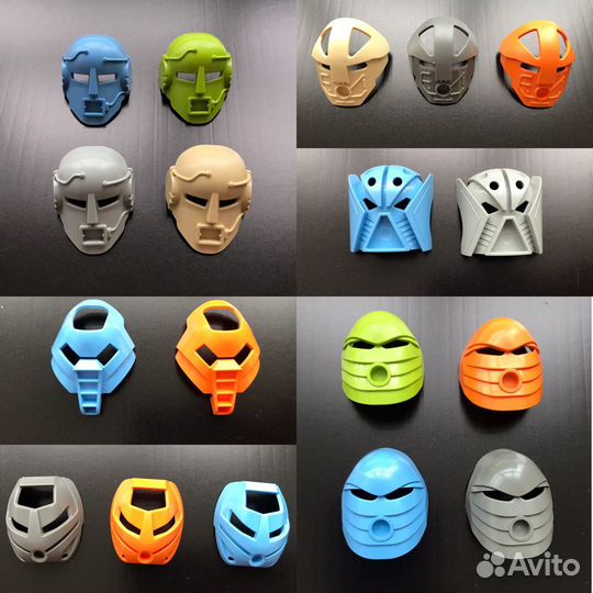 Маски lego Bionicle (Лего Бионикл)