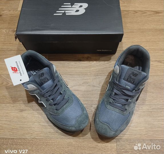 Кроссовки новые мужские New balance 574 grey