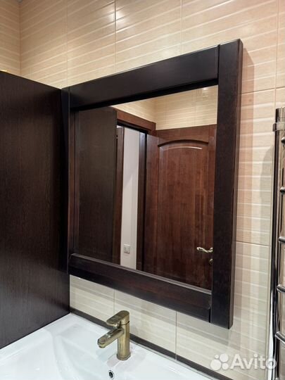 Тумба с раковиной для ванной напольная, пенал