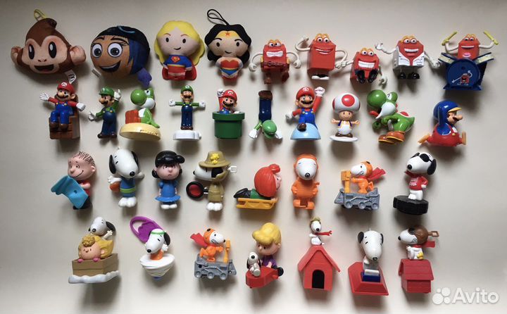 Игрушки Макдональдс McDonalds из 90-х старые серии