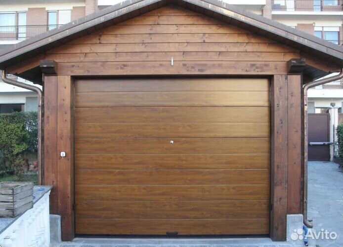 Гаражные секционные ворота дорхан 3000х2750