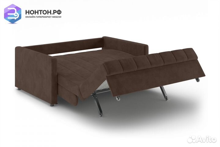 Диван аккордеон Бремен коричневый
