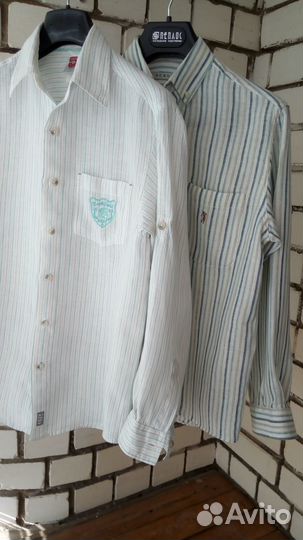 Льняные рубашки на подростка