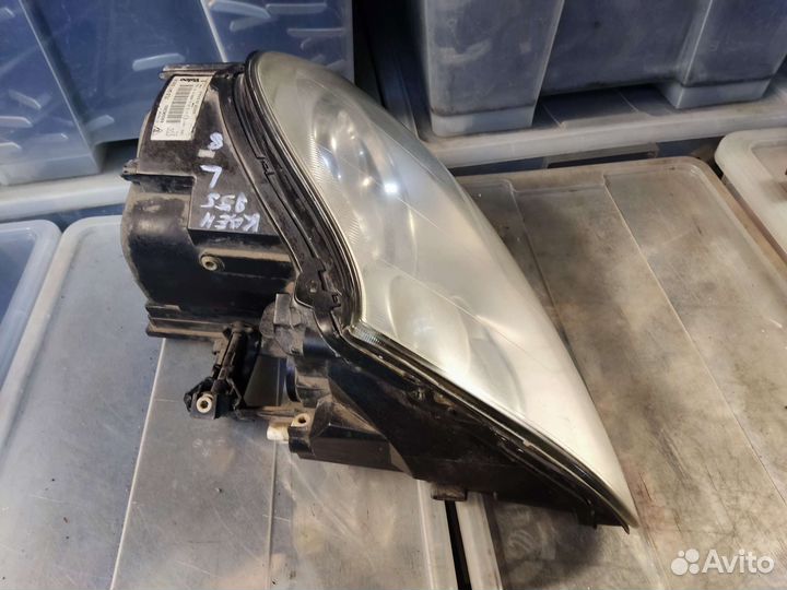 Фара левая ксенон трещина Порш Каен 955