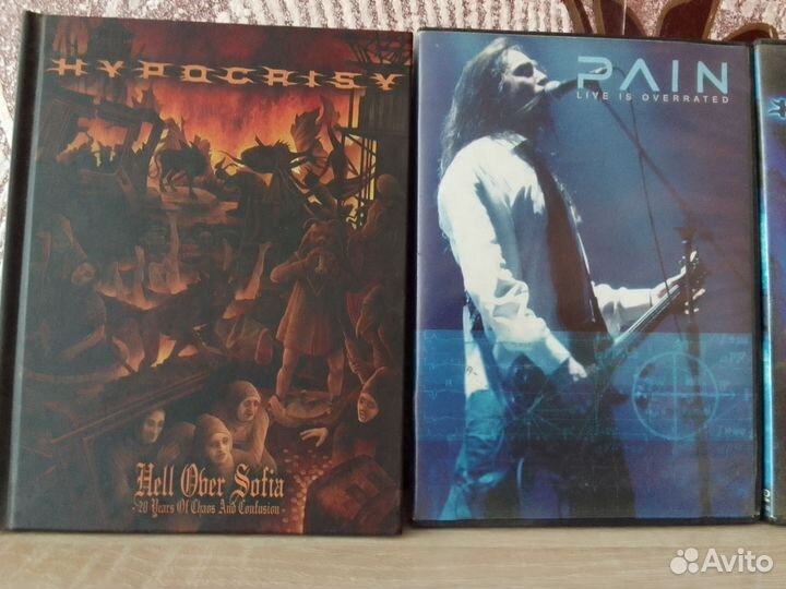 Dvd диски группы hypocrisy и Pain