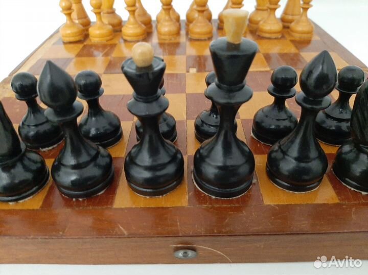 Шахматы артель Коопермузыка клеймо 1960г СССР