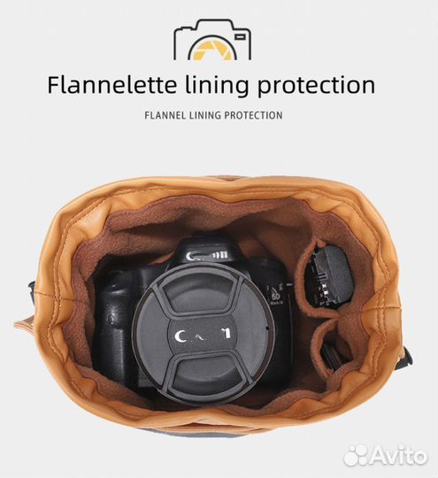 Черная сумка для фотоаппарата для Nikon Canon Sony