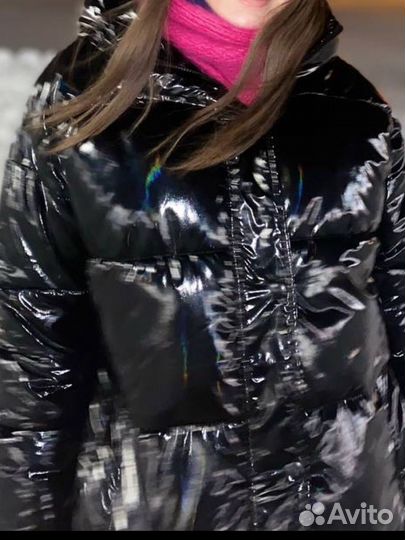 Куртка зимняя голографическая