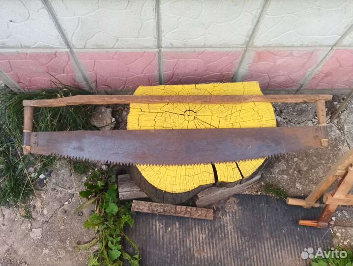 Пила двуручная СССР лучковая