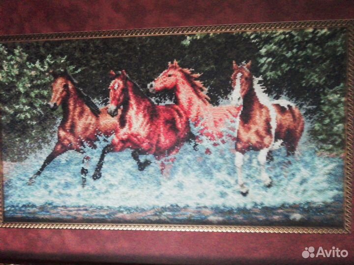 Картина вышитая крестом dimensions