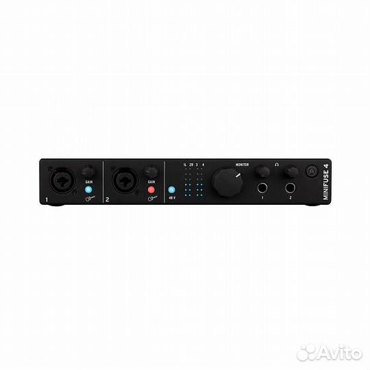 USB аудиоинтерфейс Arturia MiniFuse 4 Black